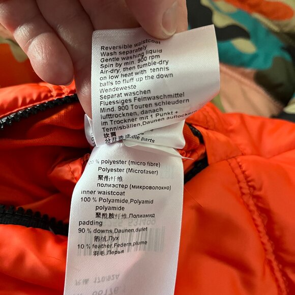 Marc Cain Reversible Down Vest - size N4 / Medium - Picture 13 of 16